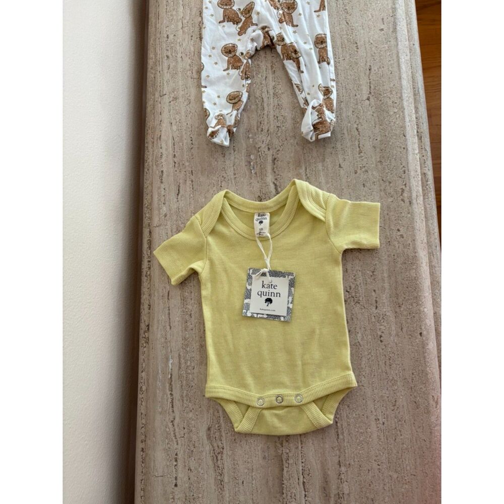 NWT Kate Quinn NB ribbed short sleeve bodysuit